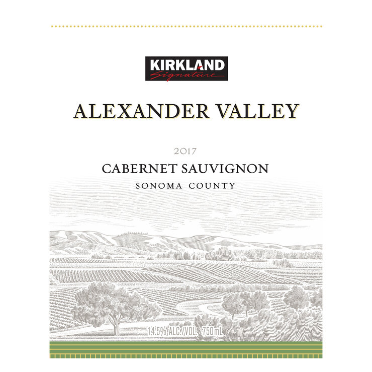 Vino Tinto Kirkland Signature Alexander Valley 750ml — Imagen 2 de 2