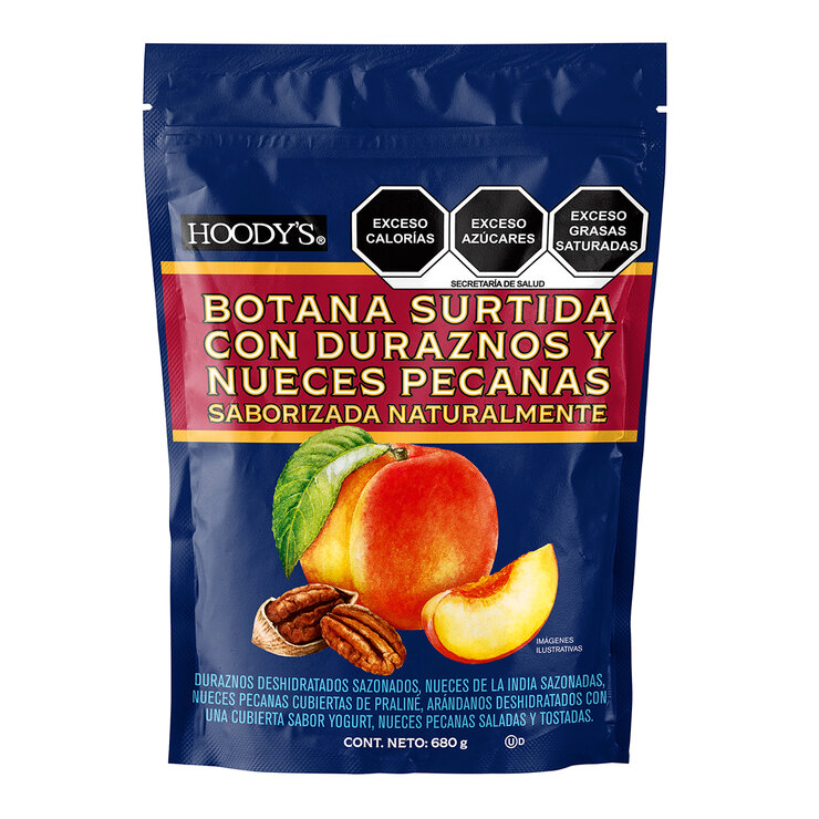 Hoody's Botana Surtida con Duraznos y Nueces Pecanas 680 g — Imagen 1 de 2