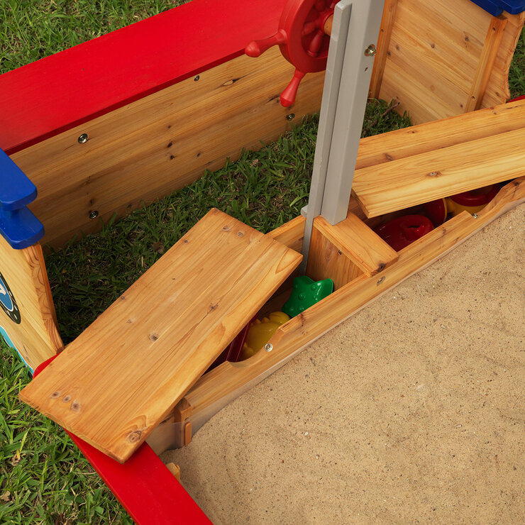 KidKraft Caja de Arena de Barco Pirata — Imagen 4 de 4