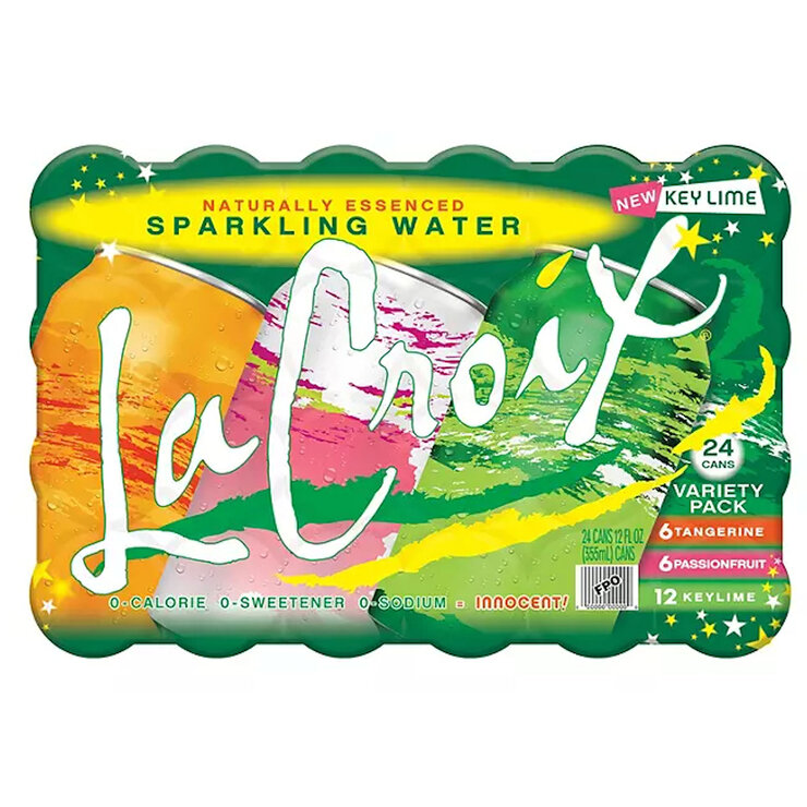 LaCroix Bebida Carbonatada Key Lime 24 pzas de 355 ml