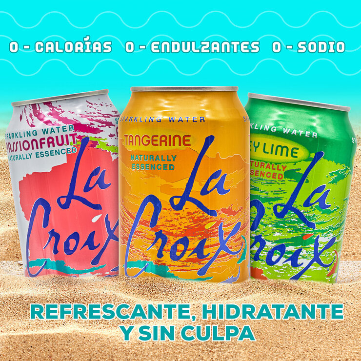 LaCroix Bebida Carbonatada Key Lime 24 pzas de 355 ml — Imagen 2 de 4