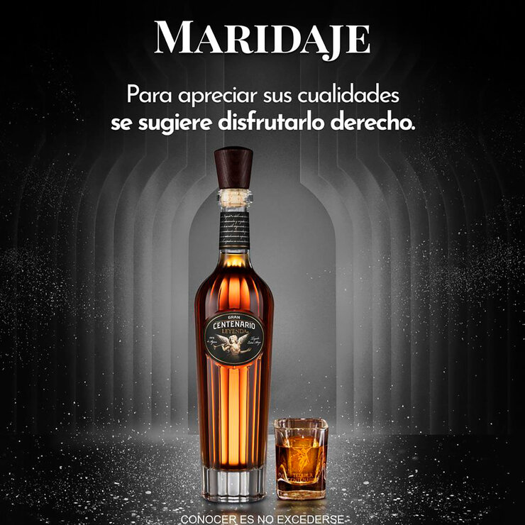 Tequila Gran Centenario Leyenda Extra Añejo 750ml — Imagen 3 de 3