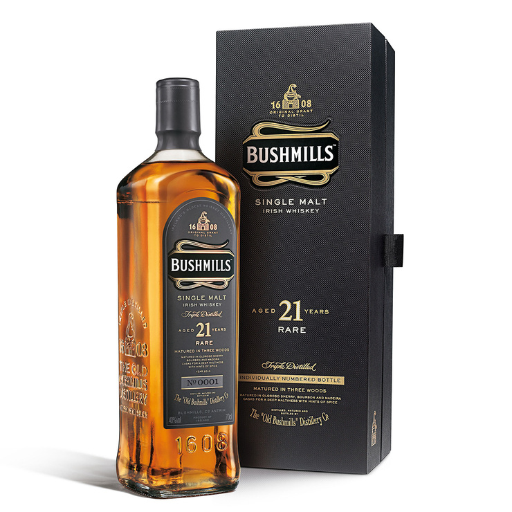 Whiskey Bushmills 21 años 750ml