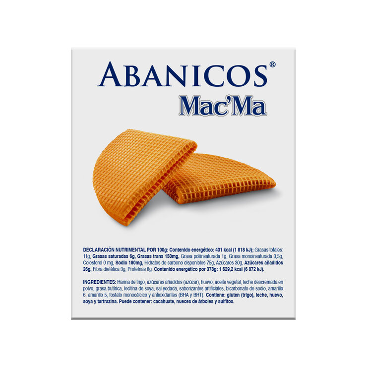 Mac'Ma Surtido de Galletas Gofrenata y Abanicos 28 pzas 882 g  — Imagen 2 de 4