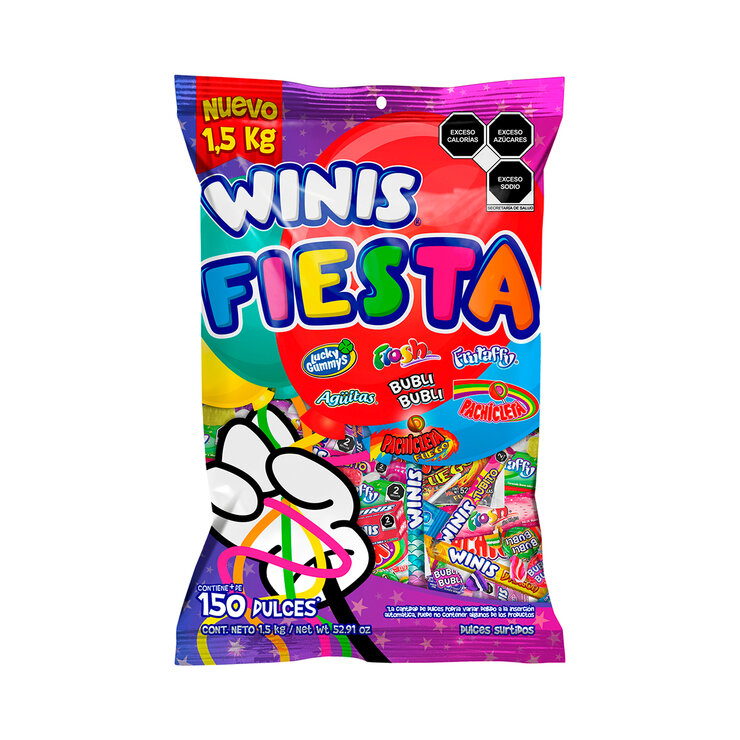 Winis Fiesta Surtido de Dulces 1.5 kg