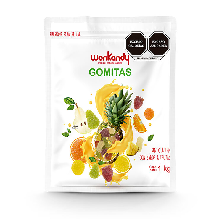Wonkandy Gomitas con Sabor a Frutas 1 kg — Imagen 1 de 2