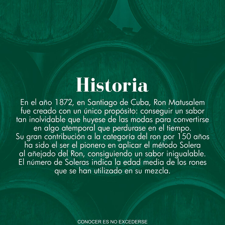 Ron Matusalem XO 750ml — Imagen 3 de 4