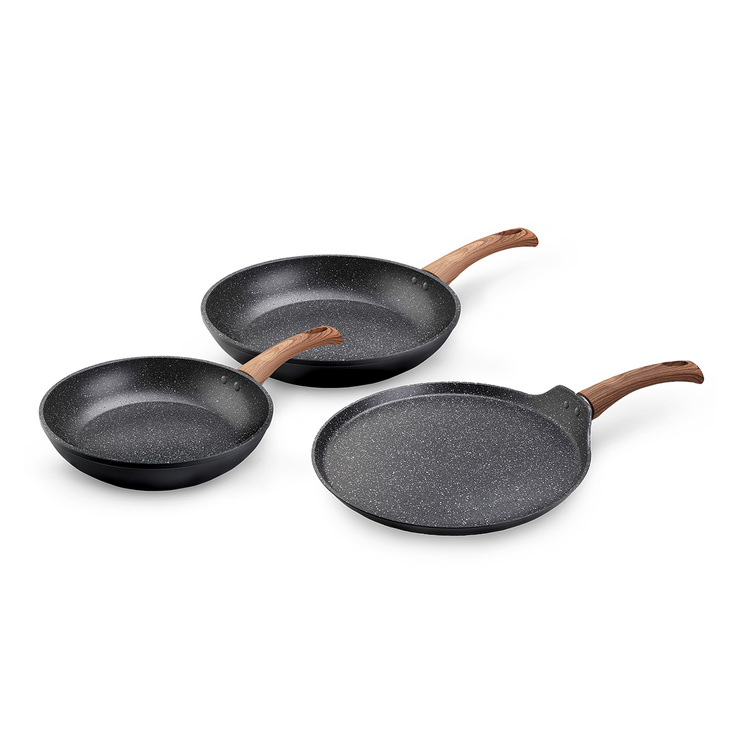 Westinghouse Juego de Sartenes de Aluminio Forjado de 3 piezas
