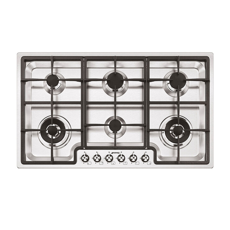 Smeg Combo Parrilla de gas + Campana downdraft de 90cm — Imagen 2 de 3