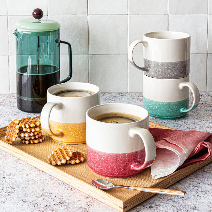 Over and Back Juego De 4 Tazas de 500ml — Imagen 2 de 4