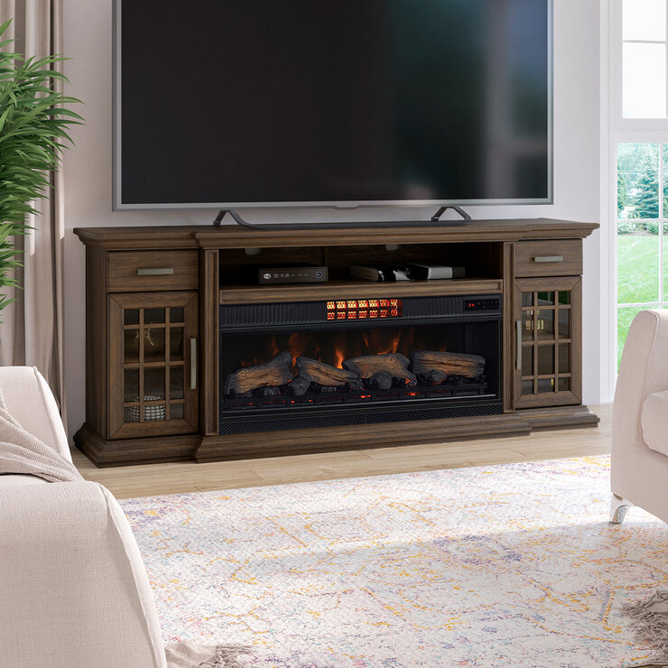 Tresanti, Consola de TV con Chimenea Eléctrica y Ventilador 2 en 1 — Imagen 1 de 4