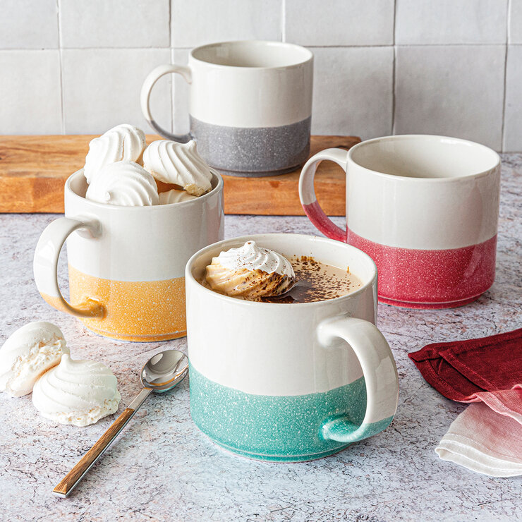 Over and Back Juego De 4 Tazas de 500ml — Imagen 4 de 4