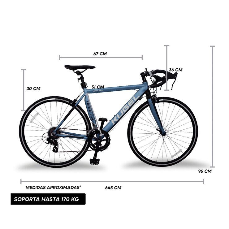 Bicicleta De Ruta R700 Kugel Ciclo-X — Imagen 3 de 3