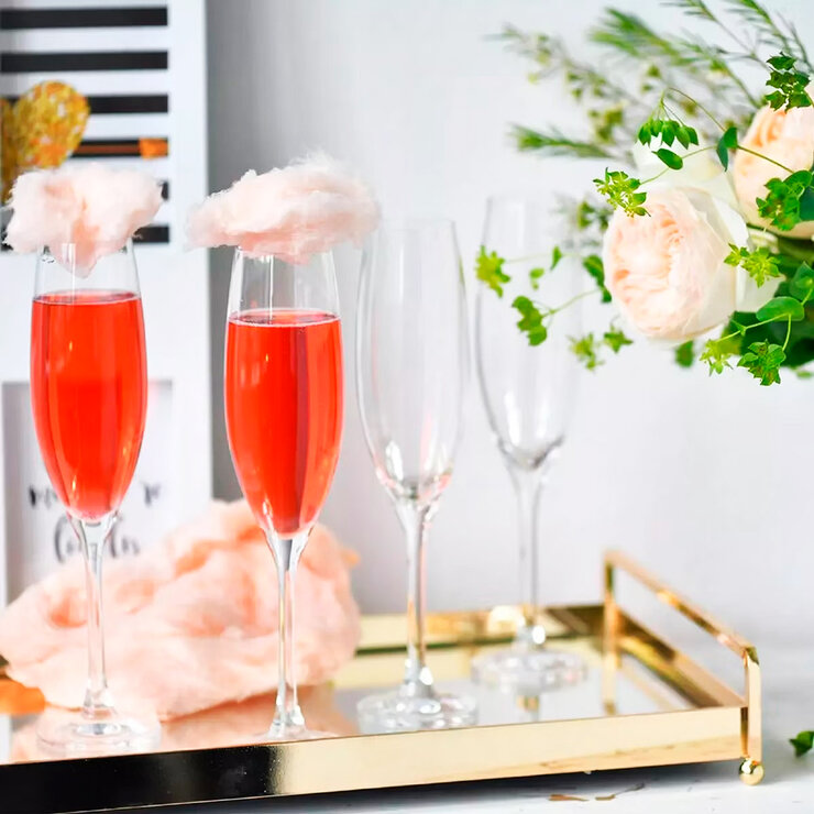 Krosno Juego de 6 Copas de Champagne de 180ml — Imagen 1 de 3