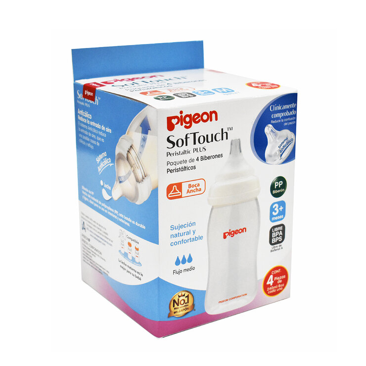 Pigeon, Set Especial de Biberones Peristaltic Plus — Imagen 1 de 4