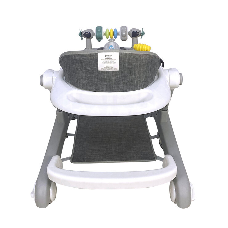 Infanti Lifestyle, Andadera 3 en 1, Modelo Liam, Color Gris — Imagen 2 de 4