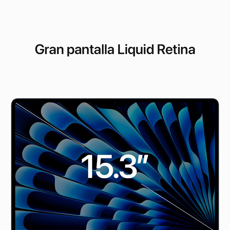 Apple MacBook Air 15" Chip M2 256 GB Medianoche — Imagen 3 de 4