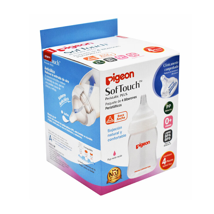 Pigeon, Set Especial de Biberones Peristaltic Plus — Imagen 1 de 4