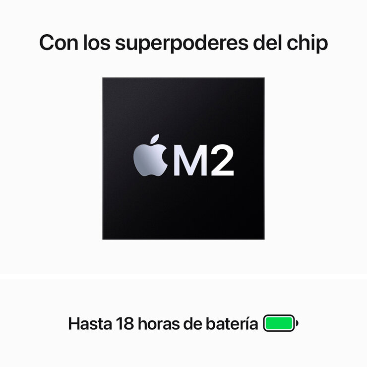 Apple MacBook Air 15" Chip M2 512 GB Medianoche — Imagen 3 de 4