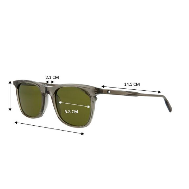 Montblanc MB0007S Lentes de Sol — Imagen 3 de 4