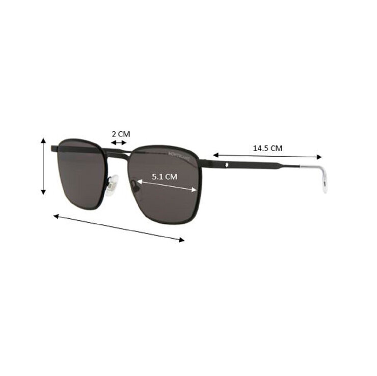 Montblanc MB0145S Lentes de Sol — Imagen 4 de 4