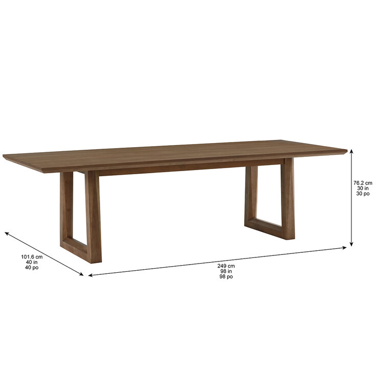 Urban Renovations, Juego de Comedor de 9 Piezas — Imagen 3 de 4