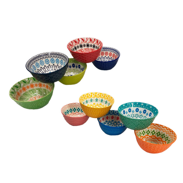 Signature Housewares Incorporated Tazones de Cerámica 10 Piezas — Imagen 2 de 3