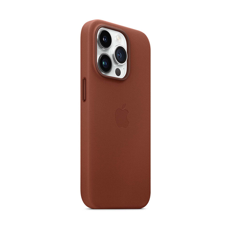 Apple Funda de Piel con MagSafe para el iPhone 14 Pro Ocre Oscuro  — Imagen 2 de 2