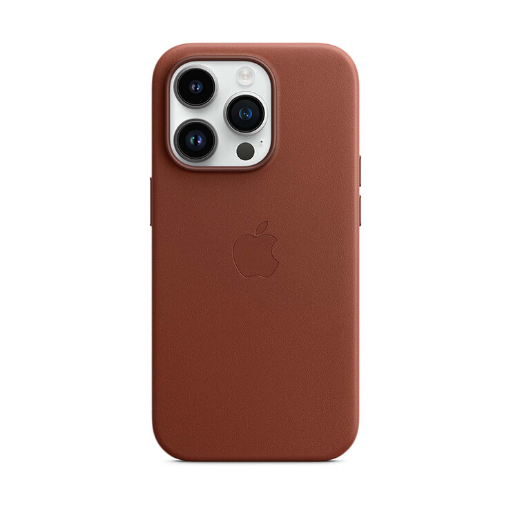Apple Funda de Piel con MagSafe para el iPhone 14 Pro Ocre Oscuro  — Imagen 1 de 2