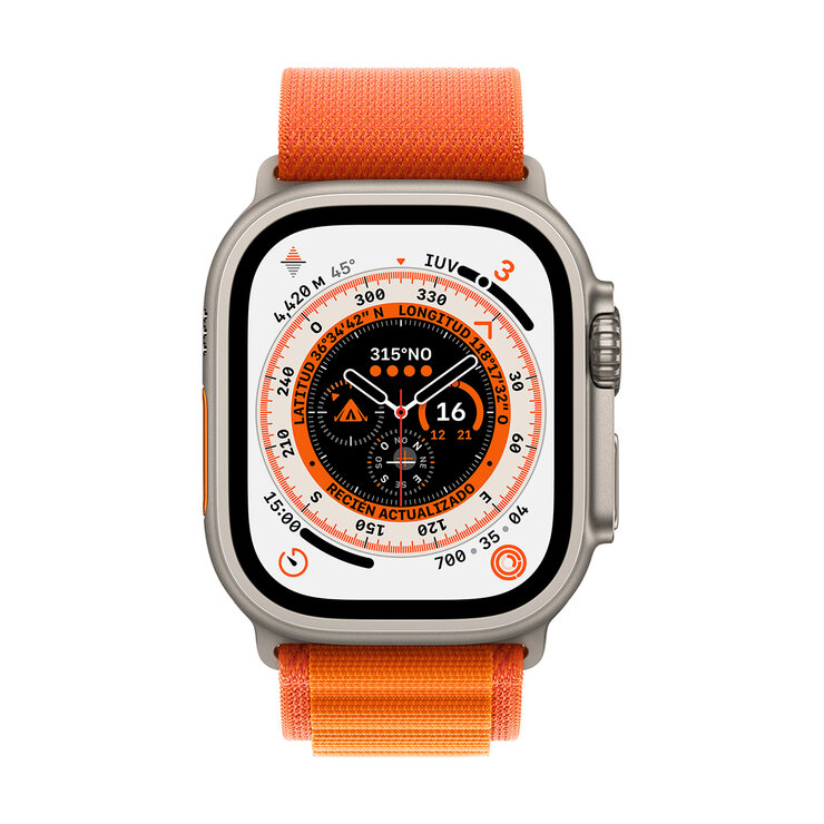 Apple Correa Alpine naranja para caja de 49mm- Mediana  — Imagen 2 de 2