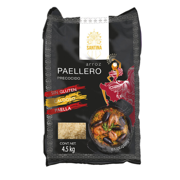 Arroz Santina Precocido Redondo Paellero 4.5 kg — Imagen 1 de 3
