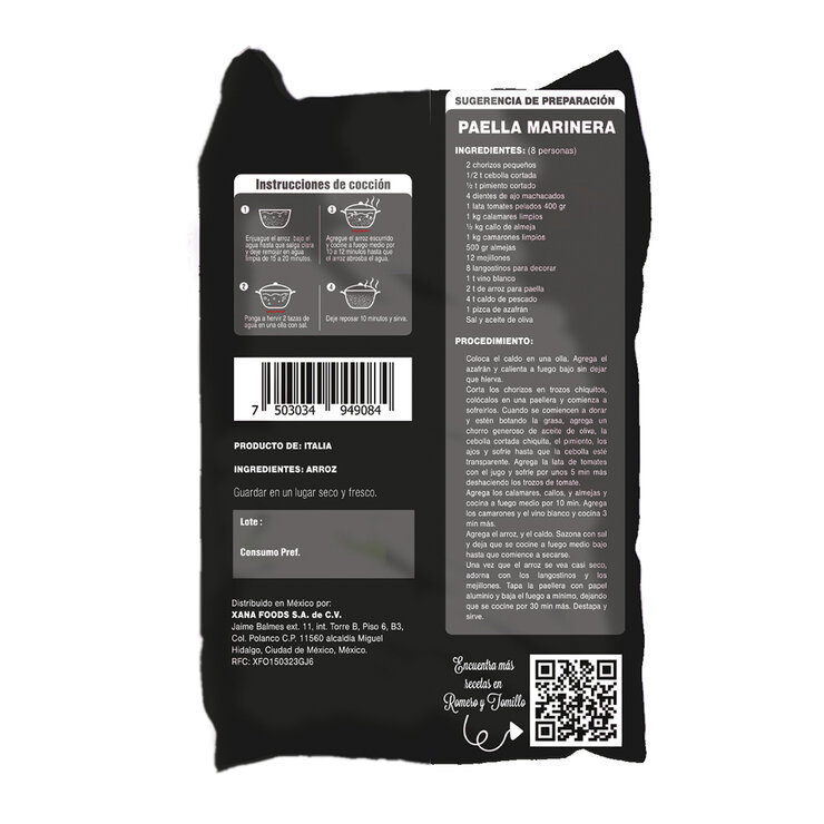 Arroz Santina Precocido Redondo Paellero 4.5 kg — Imagen 2 de 3