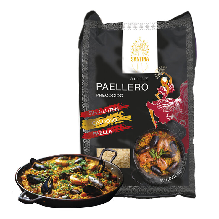 Arroz Santina Precocido Redondo Paellero 4.5 kg — Imagen 3 de 3