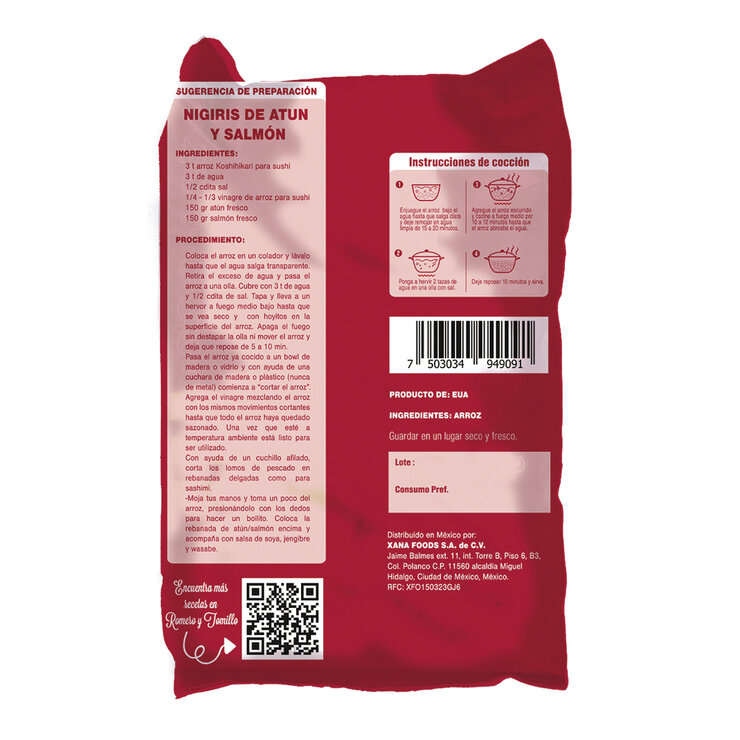 Arroz Santina Sushi 4.5 kg — Imagen 3 de 3