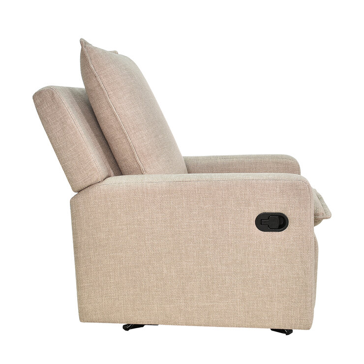Violanti, Sillón Reclinable Mecedora, Color Beige — Imagen 3 de 4