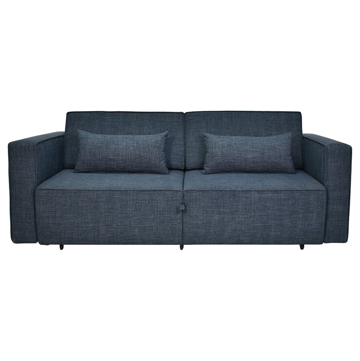 Violanti, Sofa Cama de 3 Plazas, Color Azul — Imagen 2 de 4