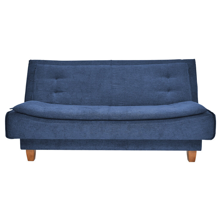 Violanti, Sofa Cama de 3 Plazas Sin Brazo, Color Azul — Imagen 2 de 4
