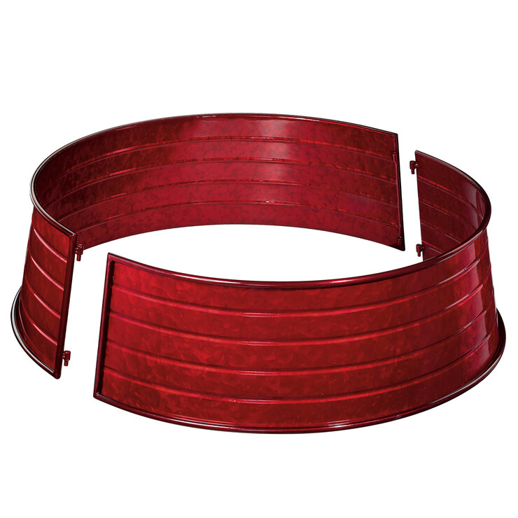 Collar Rojo para Pie de Árbol — Imagen 4 de 4