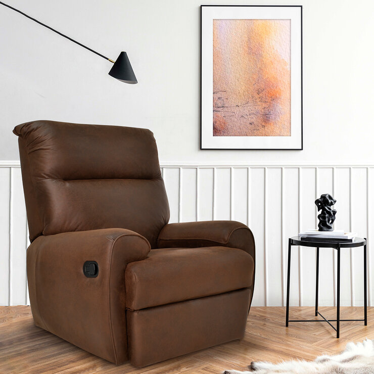 Violanti, Sofá Reclinable, Color Café — Imagen 1 de 4