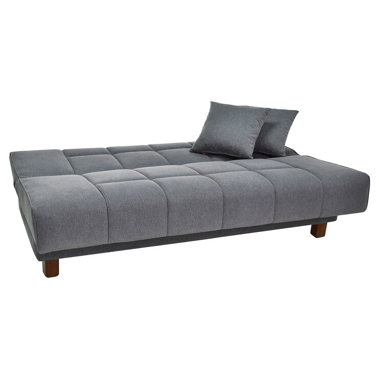 Violanti, Sofa Cama de 3 Plazas Sin Brazo, Color Gris — Imagen 4 de 4