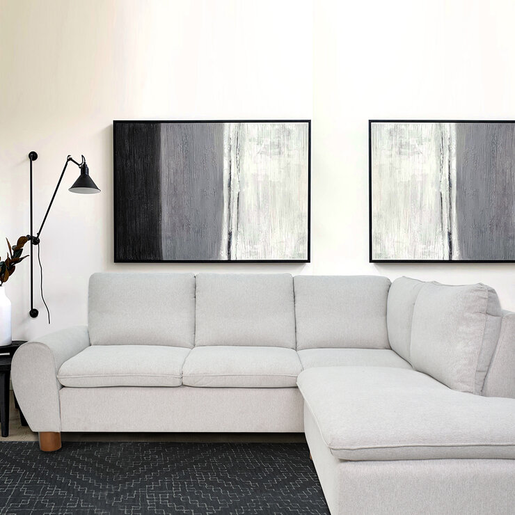 Violanti, Sofa Cama Esquinero, Color Beige — Imagen 1 de 4