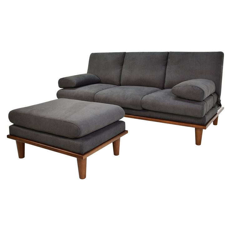 Violanti, Sofá Cama de 3 Plazas, Color Gris — Imagen 3 de 4