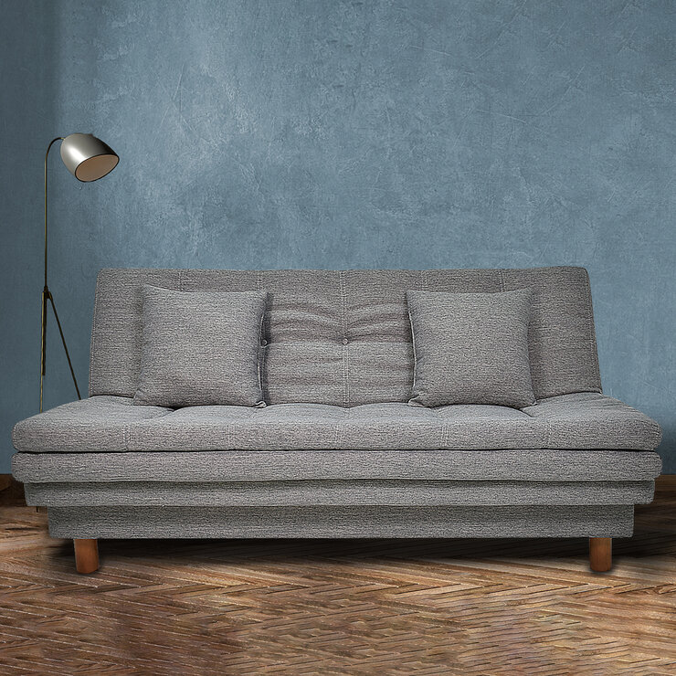 Violanti, Sofá Cama de 3 Plazas, Color Gris — Imagen 1 de 4