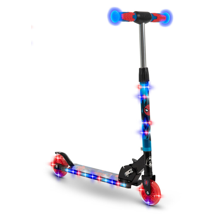 Bicicleta y Scooter Intantil R16 Huffy Spiderman Combo — Imagen 4 de 4