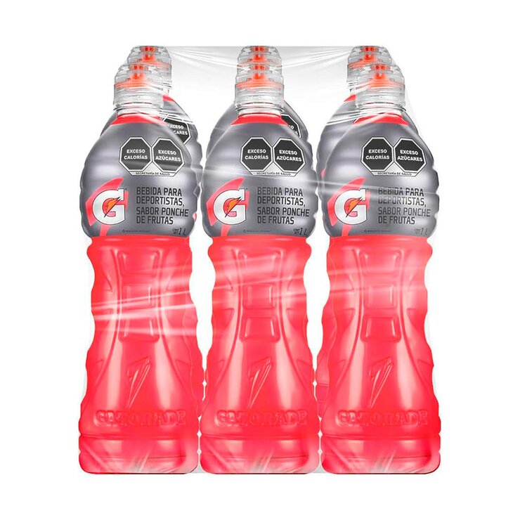 Gatorade Ponche de Frutas 6 Botellas de 1 l — Imagen 1 de 3