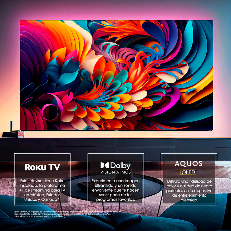 Sharp Pantalla 65" 4K UHD Smart TV — Imagen 4 de 4