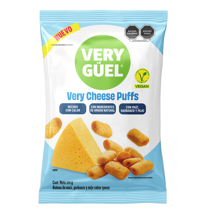 Very Guel Cheese Puffs Botana de Maíz 375 g — Imagen 1 de 4