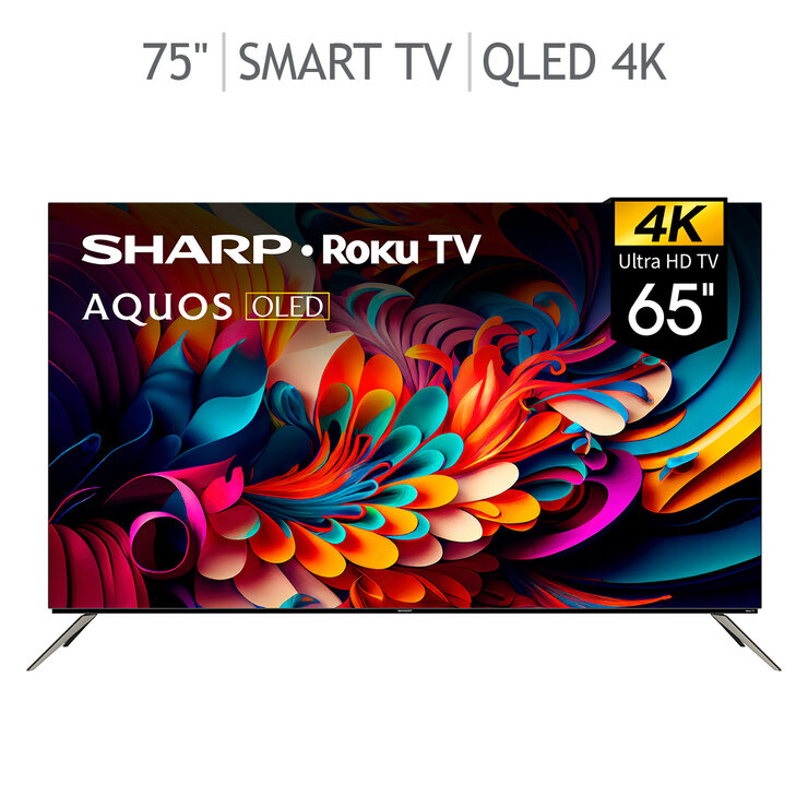 Sharp Pantalla 65" 4K UHD Smart TV — Imagen 1 de 4