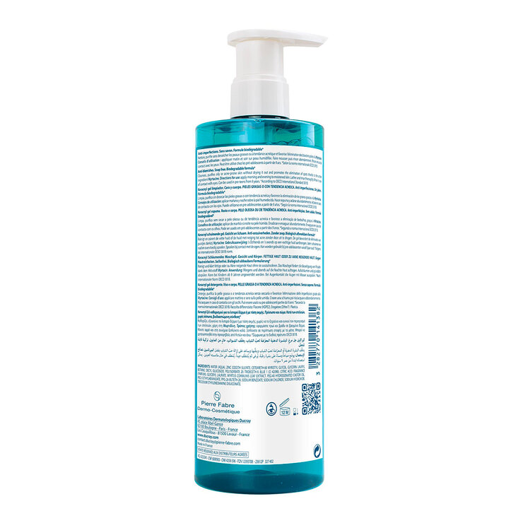 Ducray Gel Limpiador Keracnyl 400 ml — Imagen 2 de 3