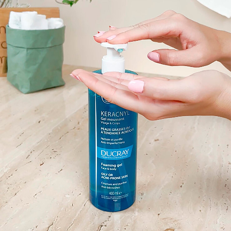 Ducray Gel Limpiador Keracnyl 400 ml — Imagen 3 de 3
